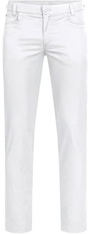 GREIFF Corporate Wear Casual Herren Hose Regular Fit Weiß Modell 1318 Größe 56