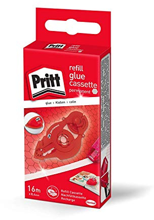 Pritt ZRXPH Kleberoller Refillkassette, permanent, Bandlänge: 16 m, Bandbreite 8.4 mm, 30 Stück
