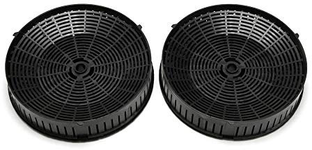 Aktivkohlefilter Ersatz passt für viele Dunstabzugshaube von Elica CFC0038668 Bauknecht Whirlpool 48400008824 AEG Electrolux 4055171138 405517113-8 405521750-1 4055217501, schwarz (1 Paar)
