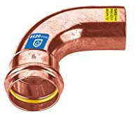 Raccordo Curva 90° Rame 18 Mm A Pressare M/f Frabo