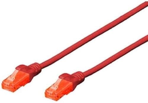 DIGITUS Cable LAN Cat 6 - 5m - Cable de red CCA con RJ45 - U/UTP sin apantallar - Compatible con Cat-6A y Cat-5e - Gris