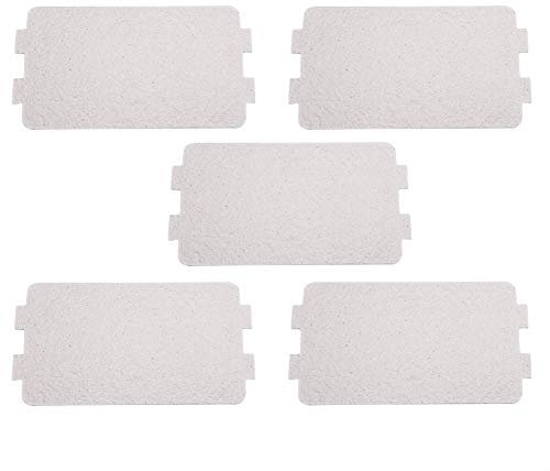 KSTE Horno microondas Placa Mica, Mica 5PCS Horno microondas Hoja Placa reemplazo Reparación de Accesorios