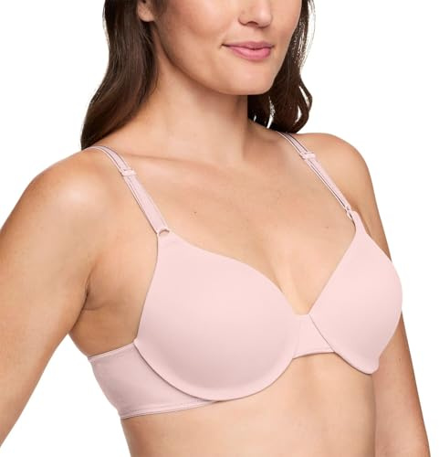 Warner's Women's Cushioned Underwire Lightly Lined T-Shirt Bra 1593, Rosewater, 36C