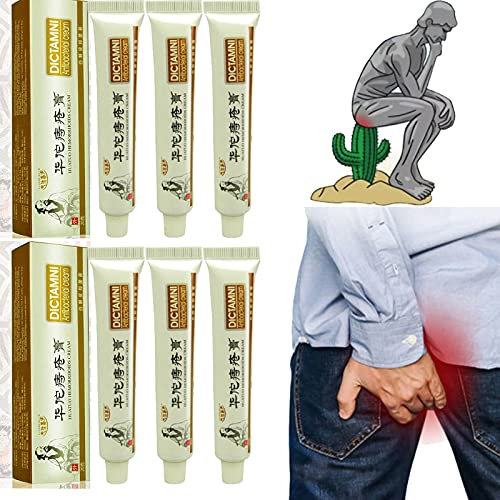 6PCS Haemorrhheal Herbal Cream, Chinese Herbal Hemorrhoids Cream, Painless Hemorrhoid Relief Cream, Anal Cream, Maximum Strength Pain Relief