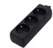 Bloc multiprise sans cordon 3 x 16 A - Noir