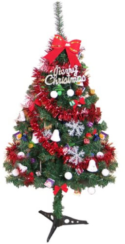 WmHeoo2077 Spritzguss Weihnachtsbaum künstlich,schwer entflammbarer Tannenbaum,Kreativer Weihnachtsbaum, weihnachtliche Hotelschrankdekoration, grün, 180CM