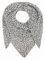 Zwillingsherz Dreieckstuch Stola Schal mit Wolle für Damen Mädchen Jungen Kinder - Hochwertiges Baumwoll-Halstuch im trend Design Leo Muster Motiv - Damenschal für Sommer Herbst Winter - grau
