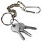 World Trade Schlüsselanhänger Kette Geldbörse Sicherheit 17 cm mit Karabiner Gürtelclip Metall Kettenglied Motorrad - Jeans Biker Punk Hip-Hop, stahl, S