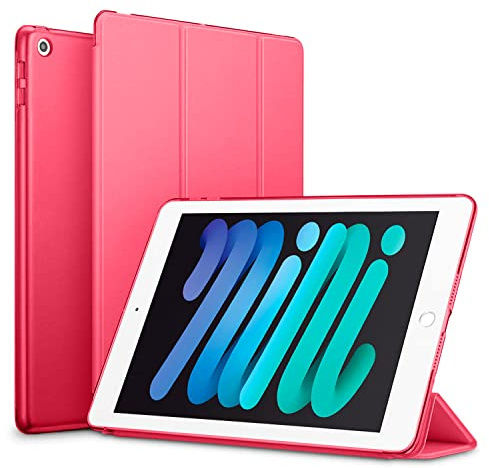 DV Smart Magnetic Stand Case for iPad Mini 5th 4th Generation - 7.9 inch, PU Leather with Translucent Frosted Back, Slim and Lightweight Case 2015/19 (Pink)