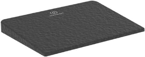 Ideal Standard - Ultra Flat S i.life, Copripiletta in finitura per piatto doccia, Tappo scarico doccia originale, Nero
