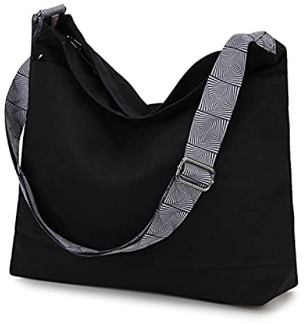 VX VONXURY Bolso Bandolera para Mujer Bolso de Hombro Grande con Correa Ajustable Bolsa de Transporte para Viajes Shopper Escuela