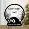 Enchanting Personalised Christmas Snow Globe - Celebrate Your Love Story with Custom Names - Unique Festive Decoration and Heartfelt Gift Idea for Couples