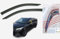 Juego de 2 deflectores de viento con cinta adhesiva compatible con Mercedes Benz Vito Clase V W447 modelos 2014 a 2024, viseras laterales de vidrio acrílico, deflectores de ventana lateral, Mercedes