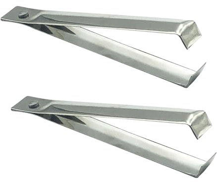LOVIVER 2x Bone Tweezers Set Practical Gadgets Garlic Tweezer Tongs for Cooking .Japanese Sushi Manual Garlic Fine Tongs