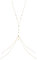 Gold Sexy Body Chains for Women, Crossover Bra Body Chain Belly Waist Chains Bikini Beach Rave Party Body Jewelry for Women Girls(9 Diamond(Gold))