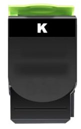 Okra Toner Kompatibel mit Lexmark 802S Schwarz Toner Lexmark 802SK Lexmark 80C2SK0 für Lexmark CX310n CX310dn Lexmark CX410e CX410de CX410dte Lexmark CX510de CX510dhe CX510dthe Schwarz Toner