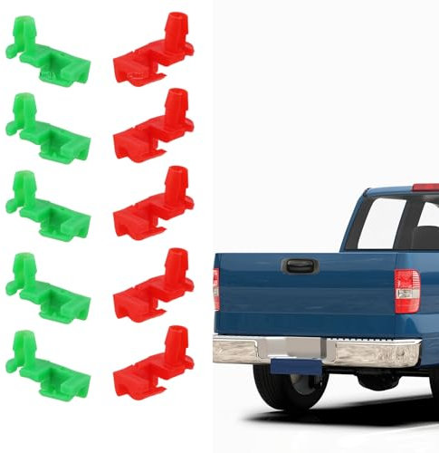 5 Pairs Tailgate Handle Rod Clip, Left & Right Car Door Lock Rod Clip Nylon Tailgate Retainer Clamp Replacement for Chevy Silverado 1999-2007 GMC Sierra 88981031 88981030