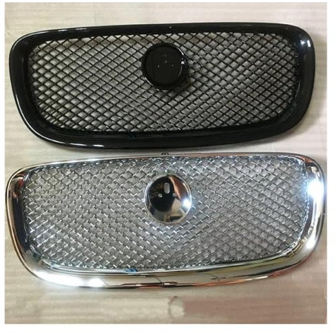 Griglia 1PC Per Jaguar Xf XF 2008-2016 Auto-styling Griglia Anteriore Copertura Trim ABS Parti Ricambio Auto Griglie(2008-2011 black)