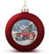 Weihnachtskugel-Ornamente, LKW-Trage-Tannenbaum-Druck, vielseitig einsetzbar, festliche Heimdekoration, ideal für Baum und Heimdekoration