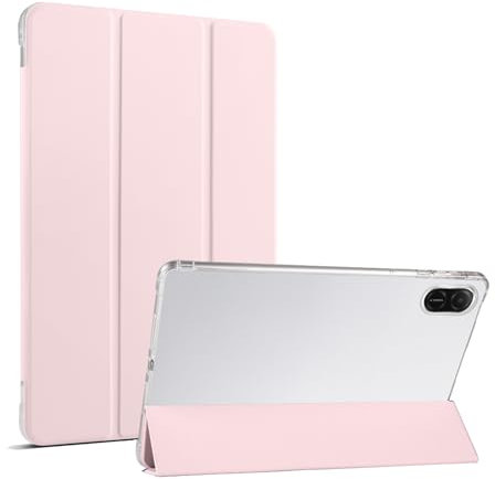 PJExim Case For Honor Tab X8a 11 Inch 2024 Release Slim Lightweight Smart Case,Tri-fold Stand with Pen Holder (Pink)