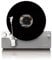 Lenco LSA-071SI - Vollautomatischer vertikaler Plattenspieler mit eingebauten Lautsprechern und Bluetooth® - Silber