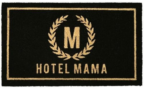 Gift Company Fussmatte, Motiv: Hotel Mama, schwarz, 75x45x1,5cm