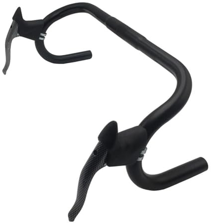 Ejoyous Bremshebel Fahrrad, Leichter Aluminium Rennrad Bremshebel für 22,2–23,8 mm Mountainbikes und Rennräder (Schwarz-Weiss)