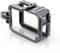 TELESIN Étui de protection en aluminium pour Go Pro Hero 13 - Noir - Compatible avec Go Pro avec filtre d'objectif ND CPL - Objectif max à l'appareil photo - Connecteur chaussure froide au microphone