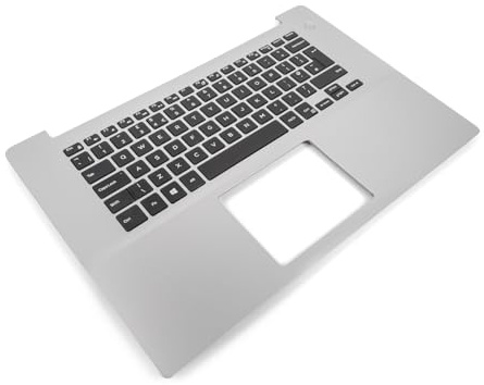 Dell Inspiron 5580/5585 Silver Palmrest & UK ENGLISH Keyboard - 0TRX7T + 09294M (XT01X)