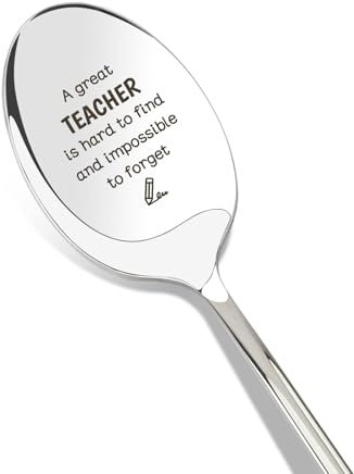 Personalised Teacher Gifts for Women Thank You Teacher Gifts for Teachers Female Leaving Present End of The Year Headteacher Graduation Retirement Appreciation Valentines Christmas Teaspoon