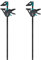 wolfcraft 2 Einhandzwingen PRO MAX I 8667060 I 250 kg Spannkraft für höchste professionelle Ansprüche I hohe Haltekraft I 700 mm Spannweite I Made in Europe
