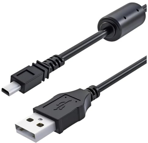 Panlouting Câble de Charge USB Synchronisation de Données 1,5 Mètre 8-Pin pour Appareil Photo compatible avec DMW-USBC1 Panasonic Lumix DMC-G7 ZS40 ZS50 TS30 SZ3 TZ8 TZ11 TZ15 TZ24