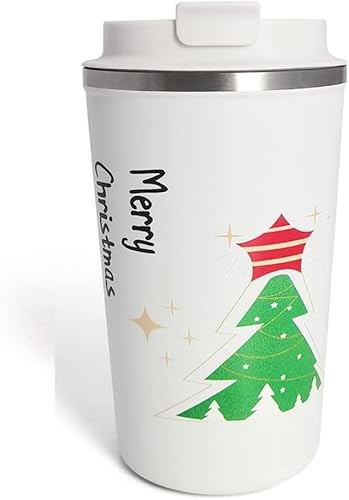 Artlive Coffee Cup Travel Mug 380ml | Insulated Stainless Steel Double Wall Thermal Reusable Cup with Lid | Hot and Cold Drink Mug for Travel Office Home Outdoor