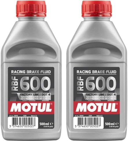 RBF 600 Racing Brake Fluid, 0,5 Liter (Packung mit 2)