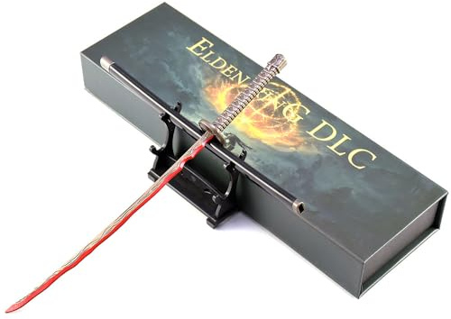 FYIYIEW Elden Ring, Mini-Katana-Ornamente mit Präsentationsständer, Schreibtischdekoration, Spielesammlung