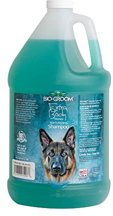 BIO-GROOM - Extra Body Hundeshampoo - Reinigt Haut und Fell - Gegen Verfilzungen - Tränenfrei - Rückstandsloses Ausspülen - 3.8 L