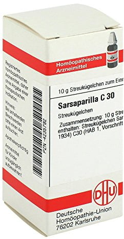 DHU Sarsaparilla C30 Streukügelchen, 10 g Globuli