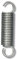 Chapuis rso2 Feder für Lattenrost Metall Stahl verzinkt, grau, 69 mm, Set, 5-teilig