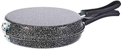 Home Girafrittata Antiaderente, Pietra, Nero/Argento, 22 cm