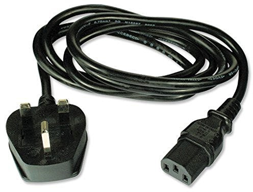 LG Television Mains Lead Power Cable Cord with 3 Pin UK Plug for LED/LCD/Plasma TV Models 32LD420, 32LH5000-ZB.BEKVLJG, 32LH3010.ZA.BEC