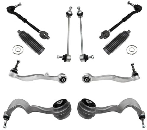 2x Querlenker 2x Spurstange 2x Lenkmanschette 2x Koppelstange Vorderachse für BMW 5 E60 E61