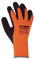 Winterhandschuhe - 12 Paar - PowerGrab Thermo - Montagehandschuhe - Handschuhe - Arbeitshandschuhe - Schutz nach EN 388 und EN 511 - Größe 10 - Farbe: orange/schwarz