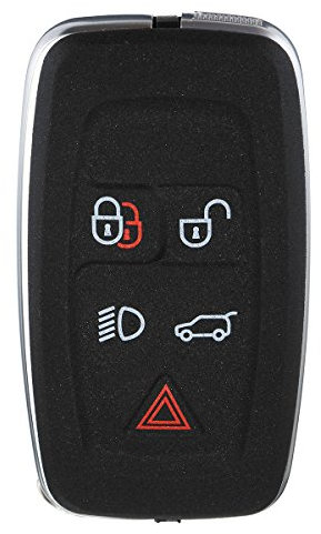 C-FUNN 5 Boutons Noir Télécommande Fob Cas Shell pour Land Range Rover/Sport 2010-2012