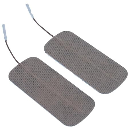 E-Stim Long Pads 4 Klebeelektroden bei vorsichtigem Gebrauch mehrfach verwendbar - Reizstrom Elektrostimulation