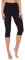 Merry Style Damen Leggings 3/4 Capri Leggings Damen aus Baumwolle Capri Sportleggings MS10-199 (Schwarz, XXL)