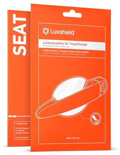 Luxshield Auto Türgriff Schutzfolie Griffmulde für Seat Tarraco 1 (I) KN2 I 2018-2025 - Kratzschutz, Lackschutzfolie - Transparent glänzend