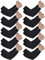 ASTER 10Pairs Arm Sleeves for Men Sun UV Protection Cooling Sleeves Compression Arm Sleeve for Women Tattoo Cover Up Sleeves for Basketball Running Cycling (10Pair Black)