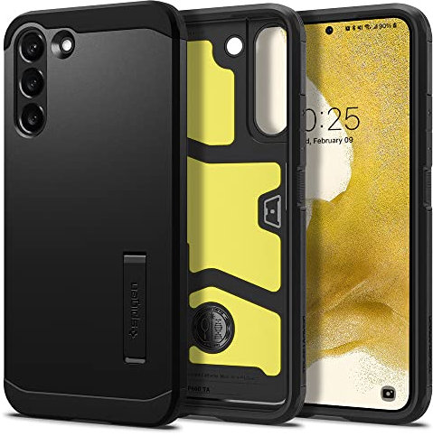 Spigen Tough Armor Hülle Kompatibel mit Samsung Galaxy S22 Plus -Schwarz