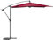 Hespéride - Parasol déporté rond Manoa Bordeaux et Graphite