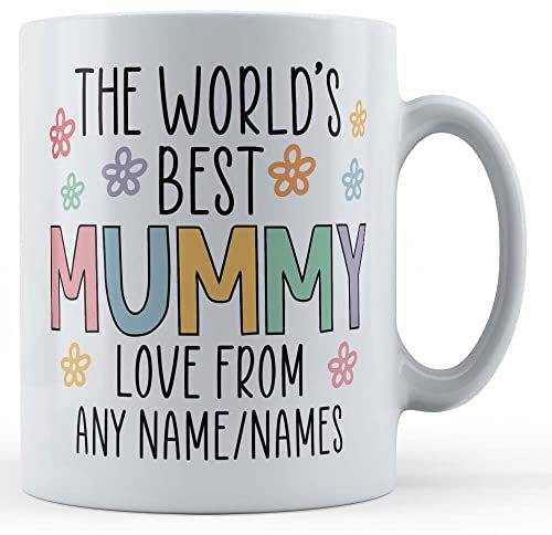 Father Fox - Personalised Worlds Best Mummy - Gift Mug, Ceramic, 11fl.oz.